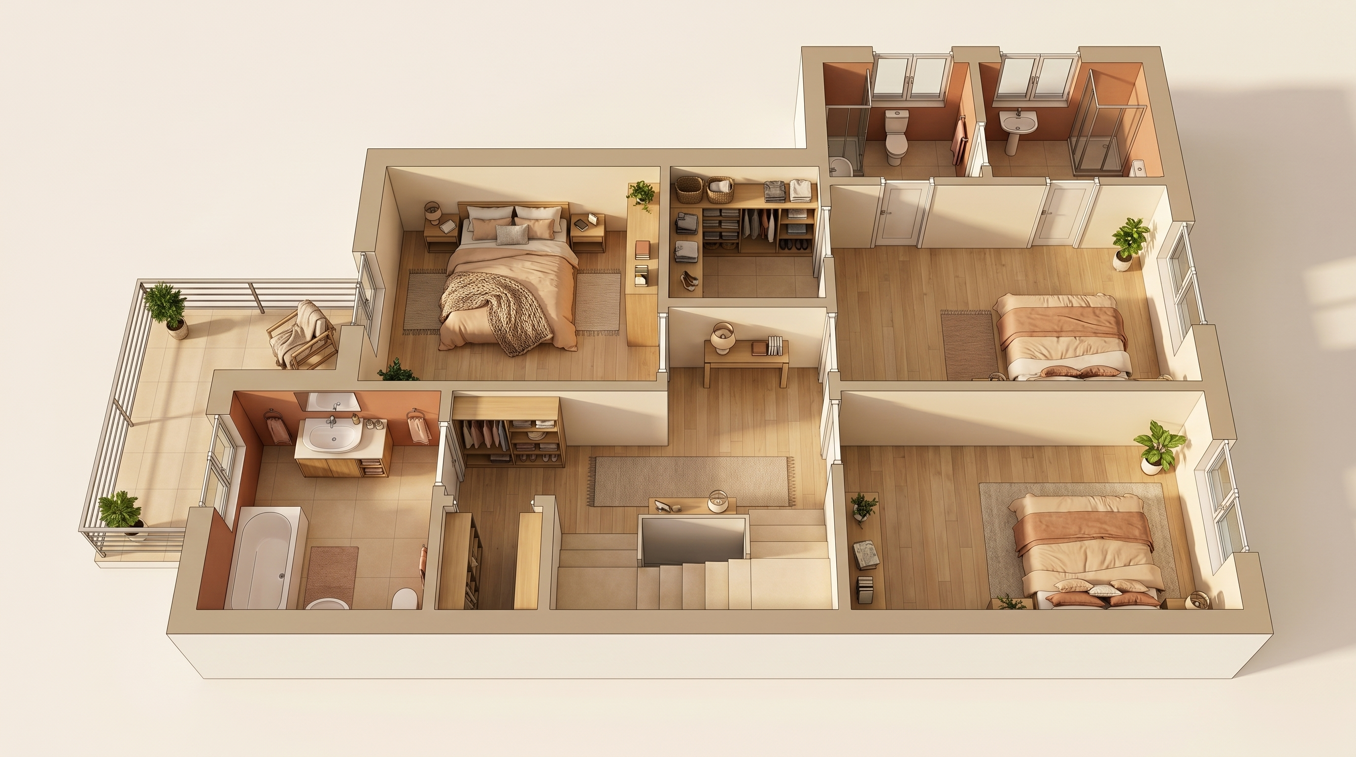 Second cozy FloorVis render example from the transformation gallery